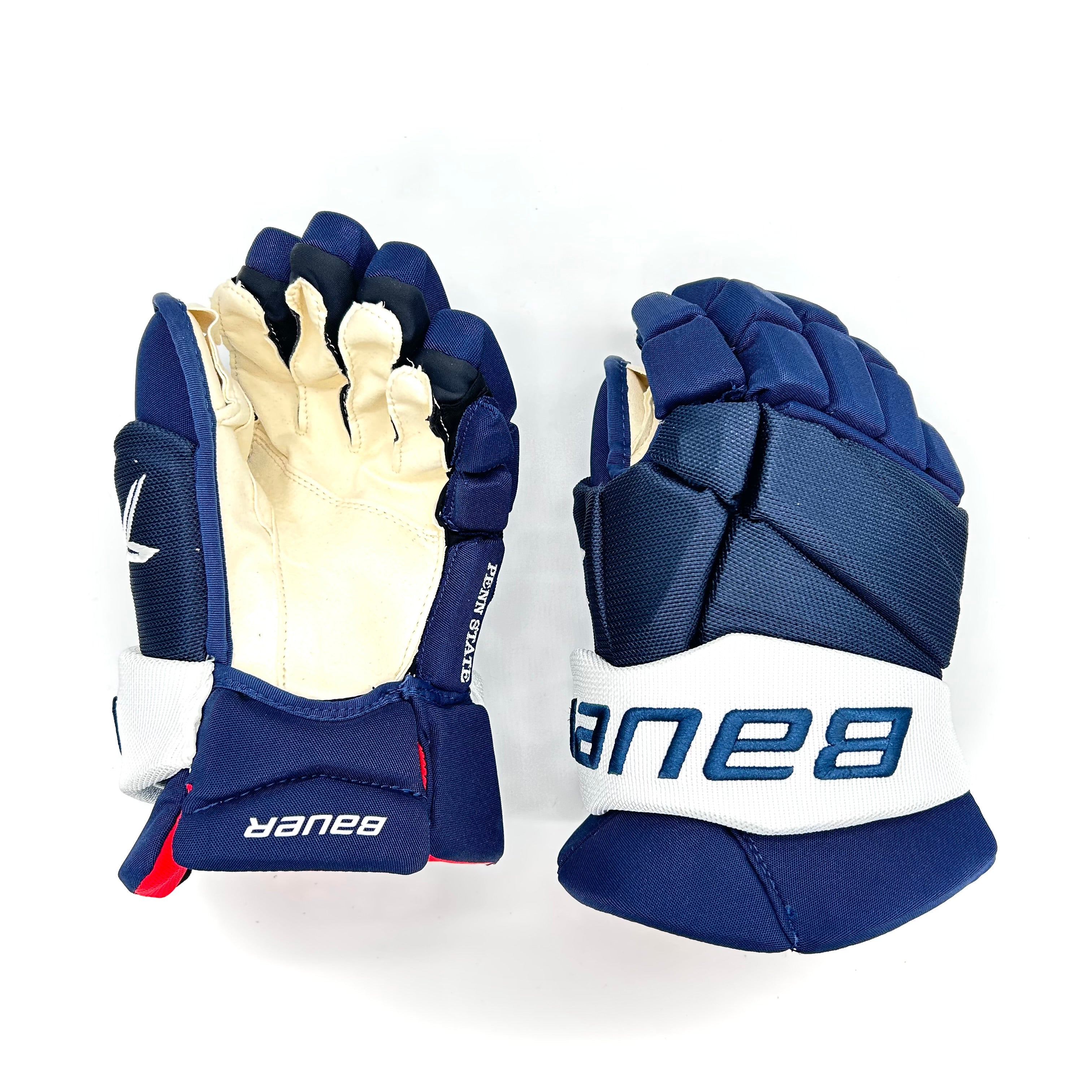 Bauer Vapor 2X Pro - Gants NCAA Pro Stock (bleu marine/blanc)